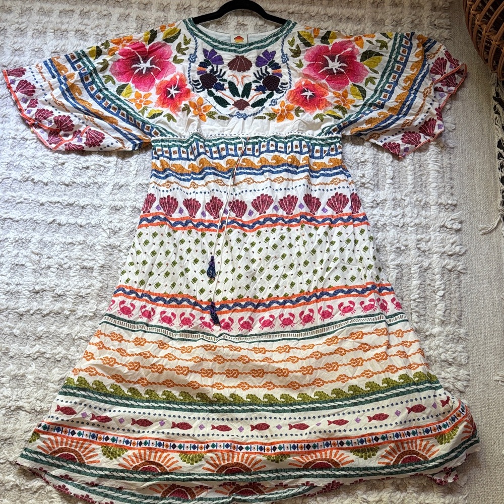 FARM Rio Salt Island Midi Dress - Picture 2 of 7